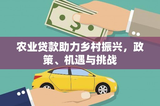 西华农业贷款助力乡村振兴，政策、机遇与挑战