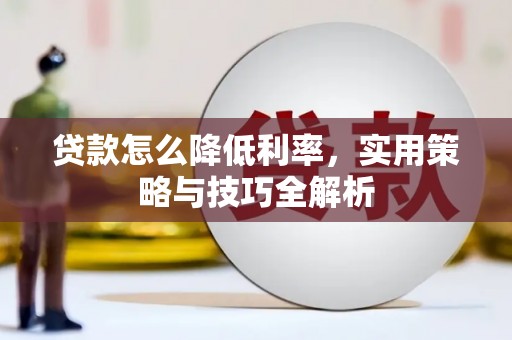 西华贷款怎么降低利率，实用策略与技巧全解析