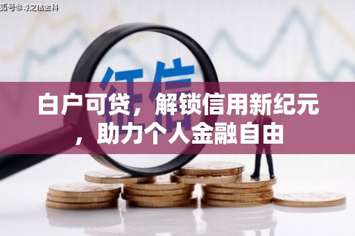 西华白户可贷，解锁信用新纪元，助力个人金融自由