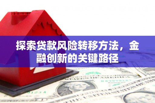 西华探索贷款风险转移方法，金融创新的关键路径