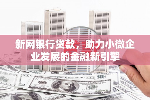 西华新网银行贷款，助力小微企业发展的金融新引擎