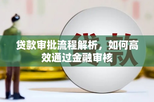 西华贷款审批流程解析，如何高效通过金融审核