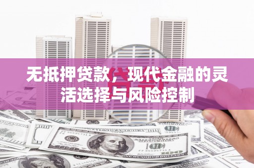 西华无抵押贷款，现代金融的灵活选择与风险控制
