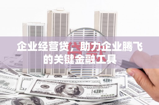 西华企业经营贷，助力企业腾飞的关键金融工具