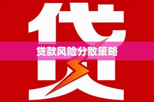 西华贷款风险分散策略