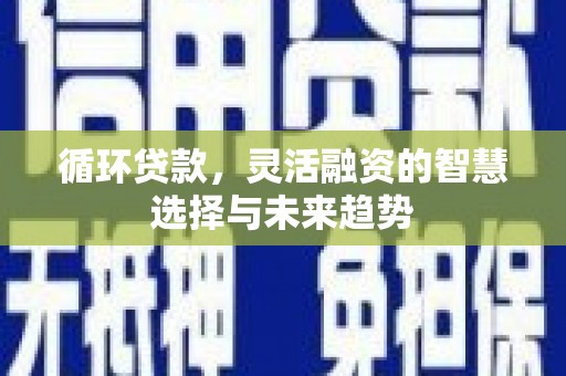 西华循环贷款，灵活融资的智慧选择与未来趋势