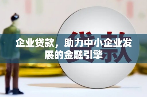 西华企业贷款，助力中小企业发展的金融引擎