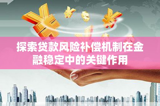 西华探索贷款风险补偿机制在金融稳定中的关键作用