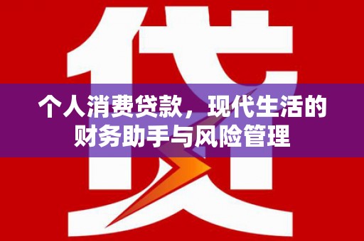 西华个人消费贷款，现代生活的财务助手与风险管理