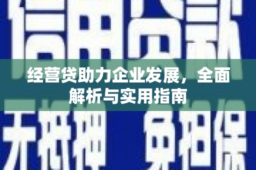 西华经营贷助力企业发展，全面解析与实用指南