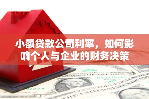 西华小额贷款公司利率，如何影响个人与企业的财务决策