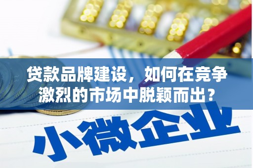 西华贷款品牌建设，如何在竞争激烈的市场中脱颖而出？