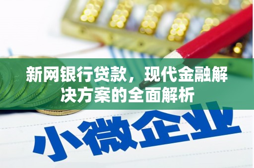 西华新网银行贷款，现代金融解决方案的全面解析