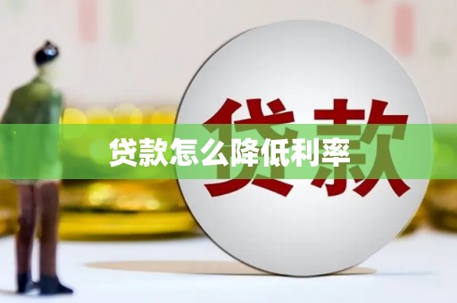 西华贷款怎么降低利率