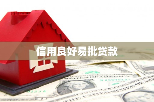 西华信用良好易批贷款